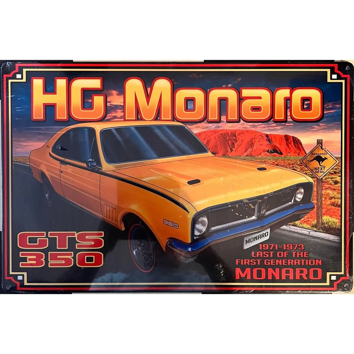 Retro Tin Sign Holden Hg Monaro Gts 1