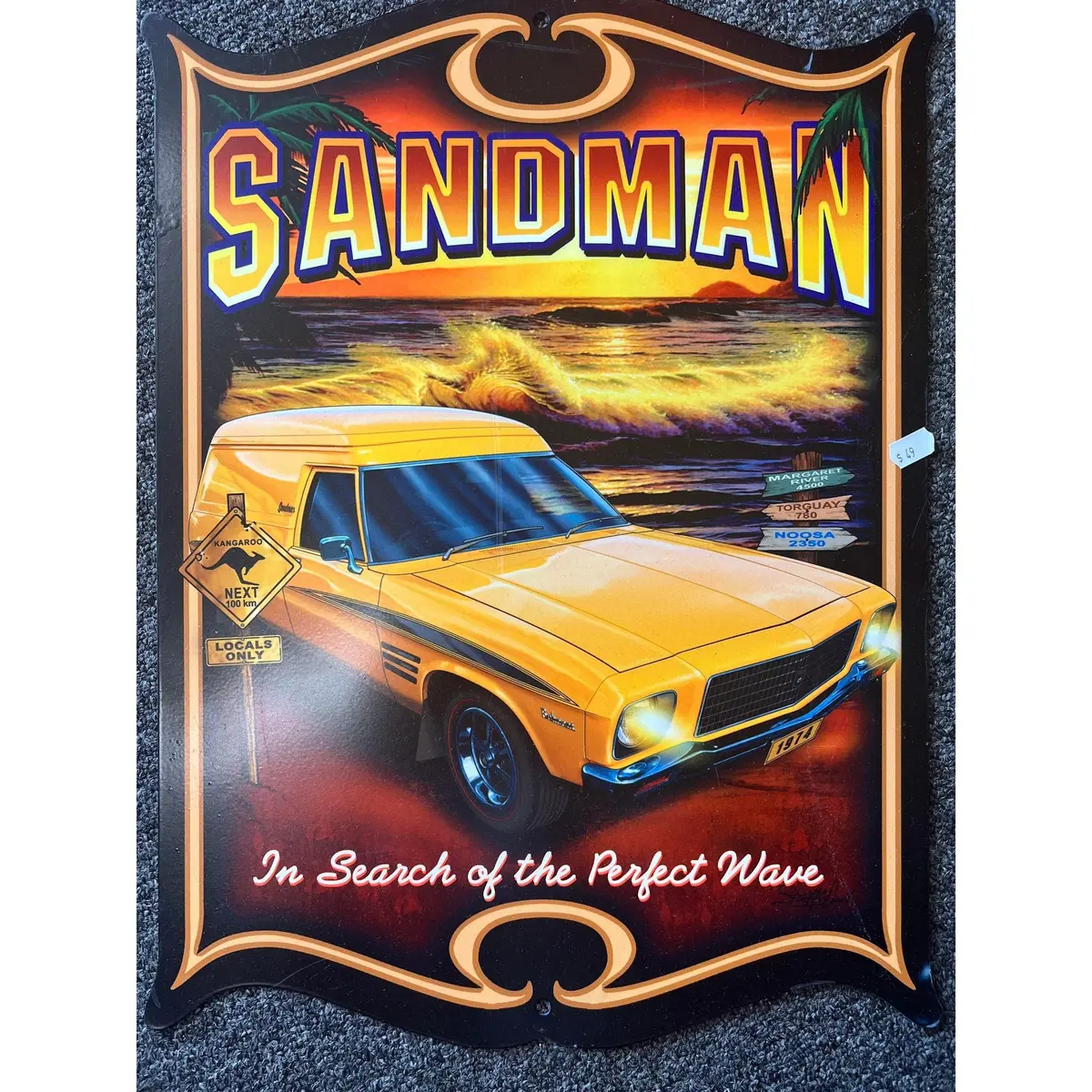 Retro Tin Sign Sandman 1