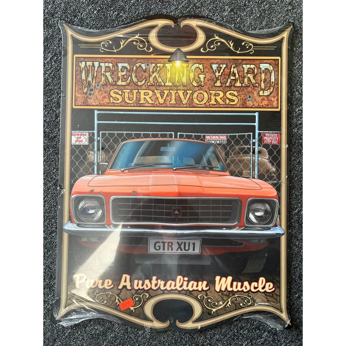 Retro Tin Sign Gtr Xu1 1