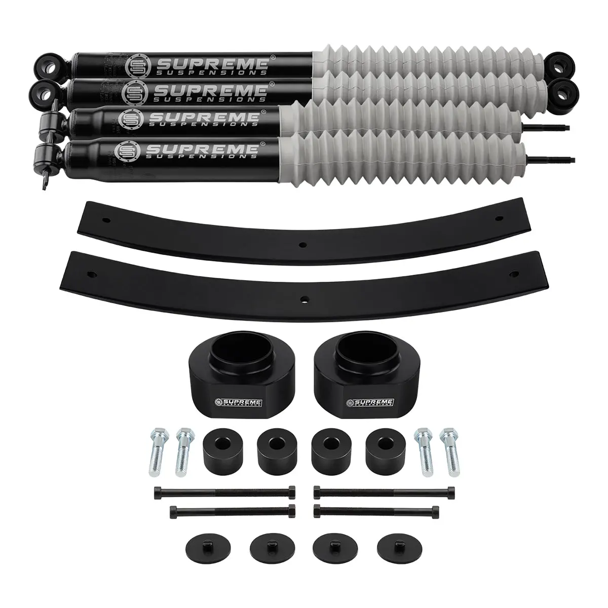 1984-2001 Jeep Cherokee Xj Full Suspension Lift Kit With Transfer Case Drop Kit & Max Performance Shocks 4Wd 1