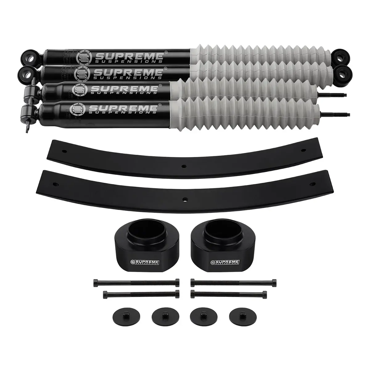 1984-2001 Jeep Cherokee Xj Full Suspension Lift Kit With Max Performance Shocks 2Wd 4Wd 1