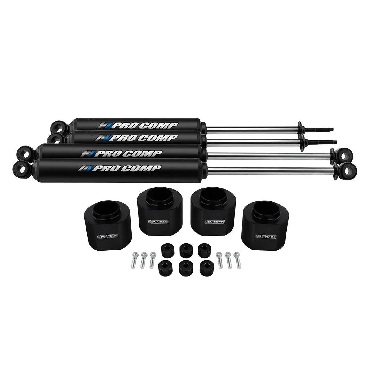 1997-2006 Jeep Wrangler Tj Full Suspension Lift Kit With Diff Drop Kit & Pro Comp Pro-X Twin Tube Shocks 4Wd 1