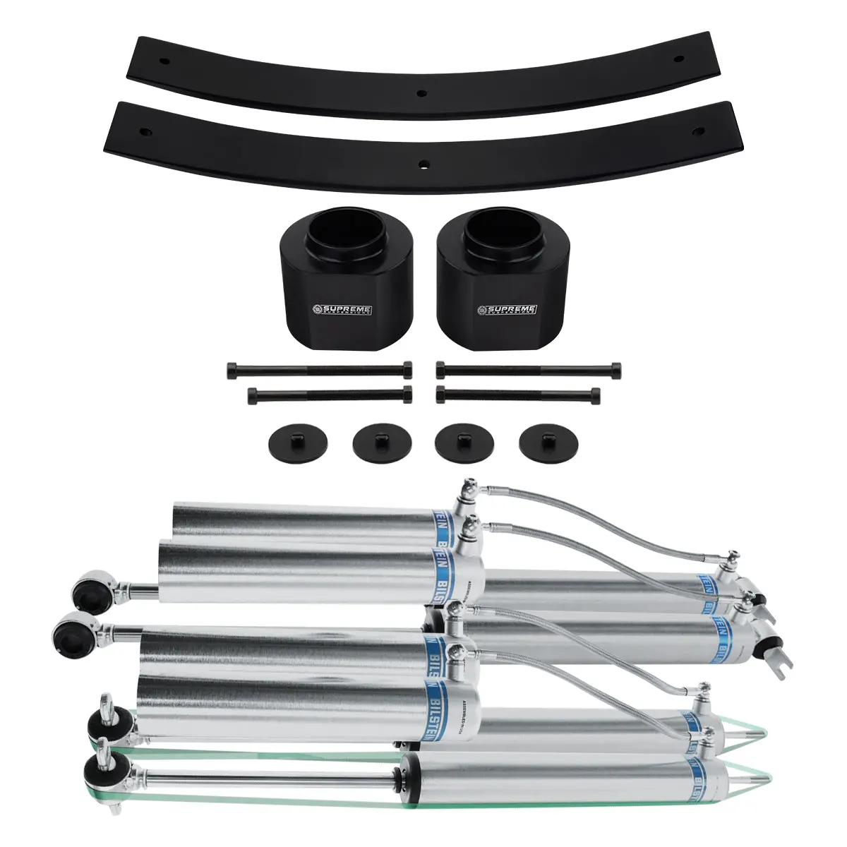 1984-2001 Jeep Cherokee Xj Full Suspension Lift Kit, Transfer Case Drop & Bilstein Shocks 2Wd 4Wd 3