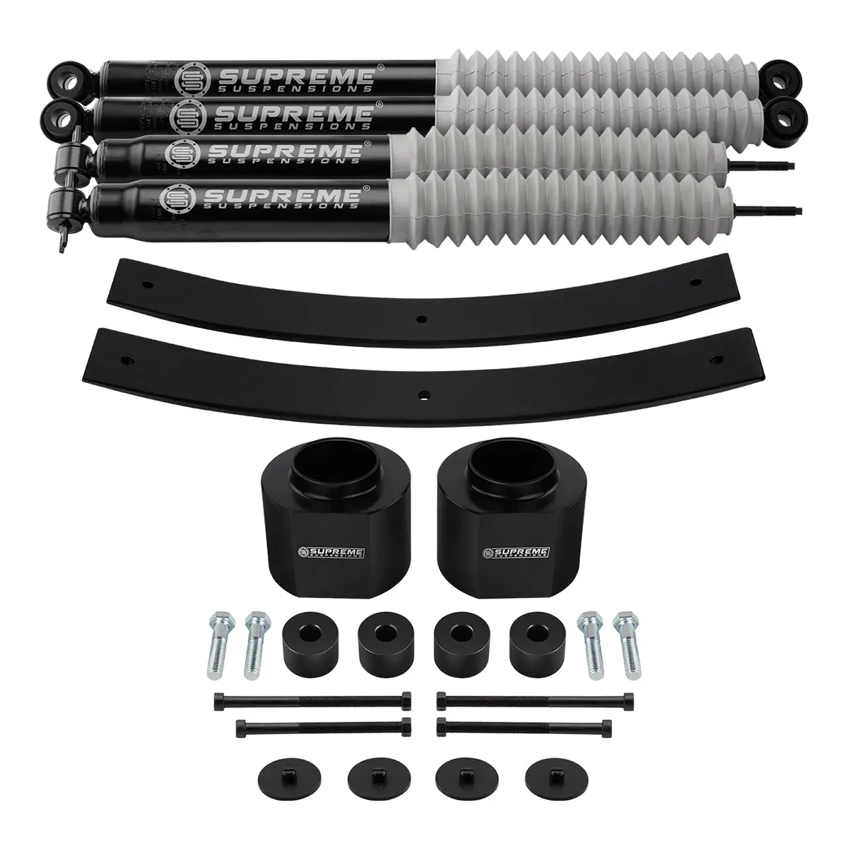 1984-2001 Jeep Cherokee Xj Full Suspension Lift Kit With Transfer Case Drop Kit & Max Performance Shocks 4Wd 2