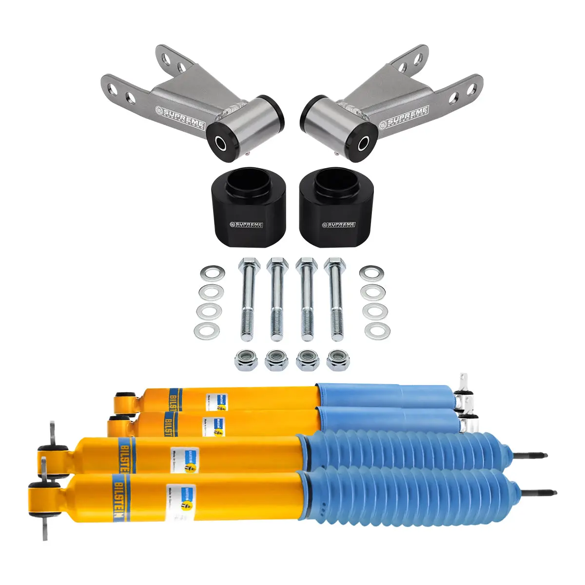 1984-2001 Jeep Cherokee Xj Full Suspension Lift Kit & Bilstein Shocks 2Wd 4Wd 1