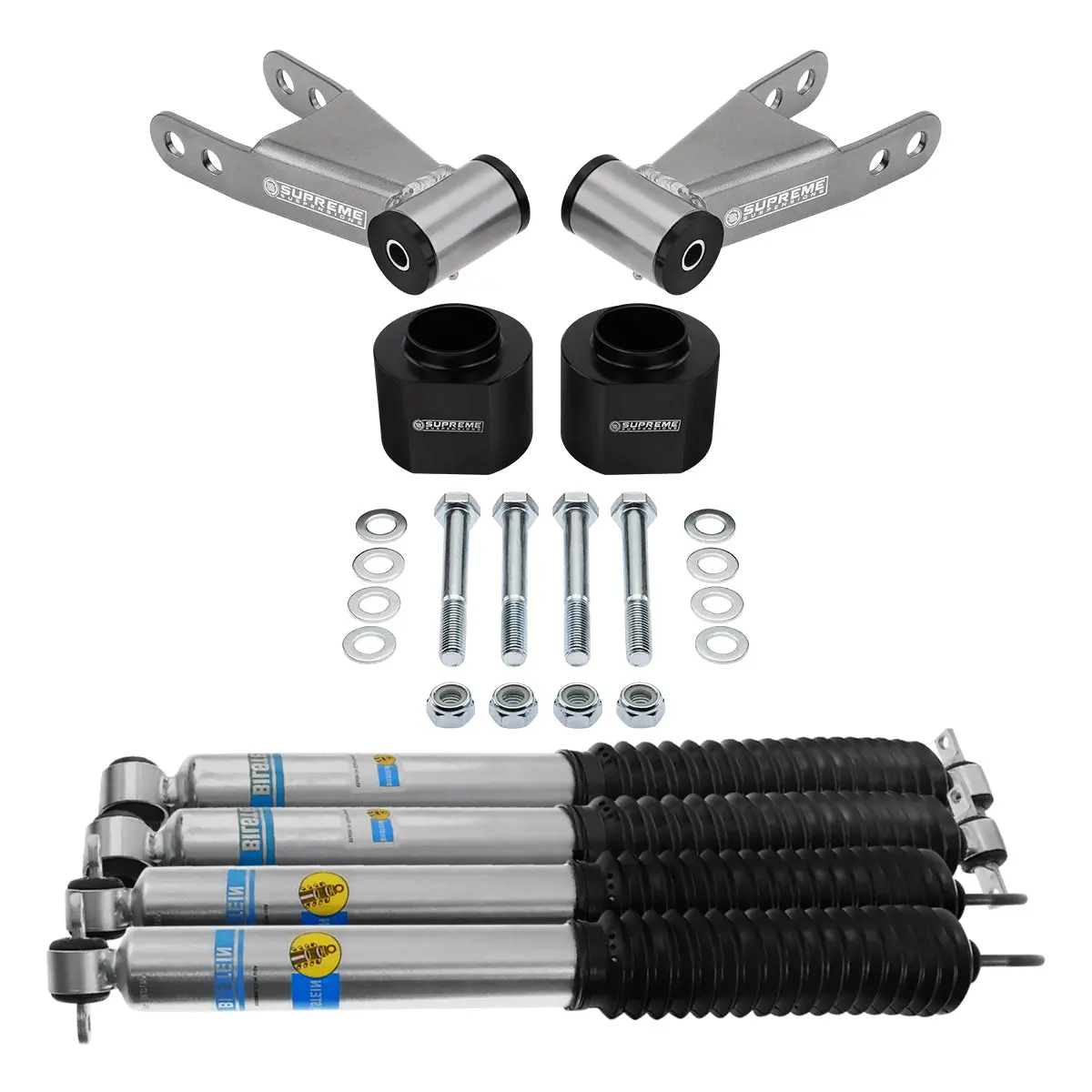 1984-2001 Jeep Cherokee Xj Full Suspension Lift Kit & Bilstein Shocks 2Wd 4Wd 2