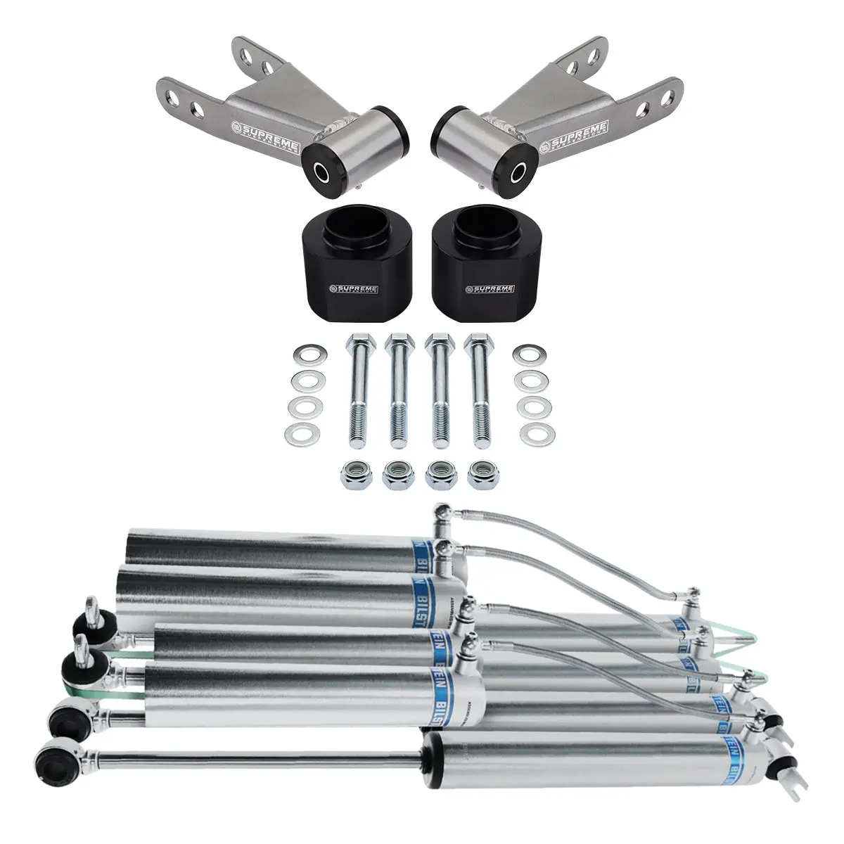 1984-2001 Jeep Cherokee Xj Full Suspension Lift Kit & Bilstein Shocks 2Wd 4Wd 3
