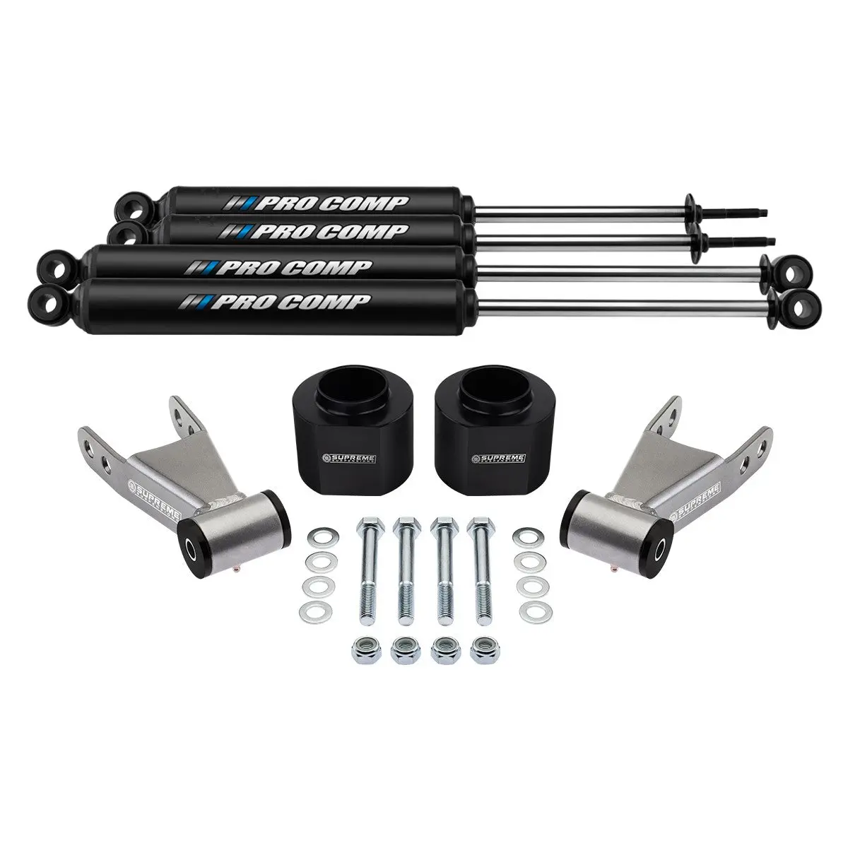 1984-2001 Jeep Cherokee Xj Full Suspension Lift Kit With Pro Comp Pro-X Shocks 2Wd 4Wd 1