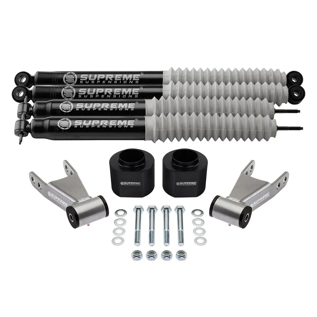 1984-2001 Jeep Cherokee Xj Full Suspension Lift Kit With Supreme Suspensions Max Performance Shocks 2Wd 4Wd 1