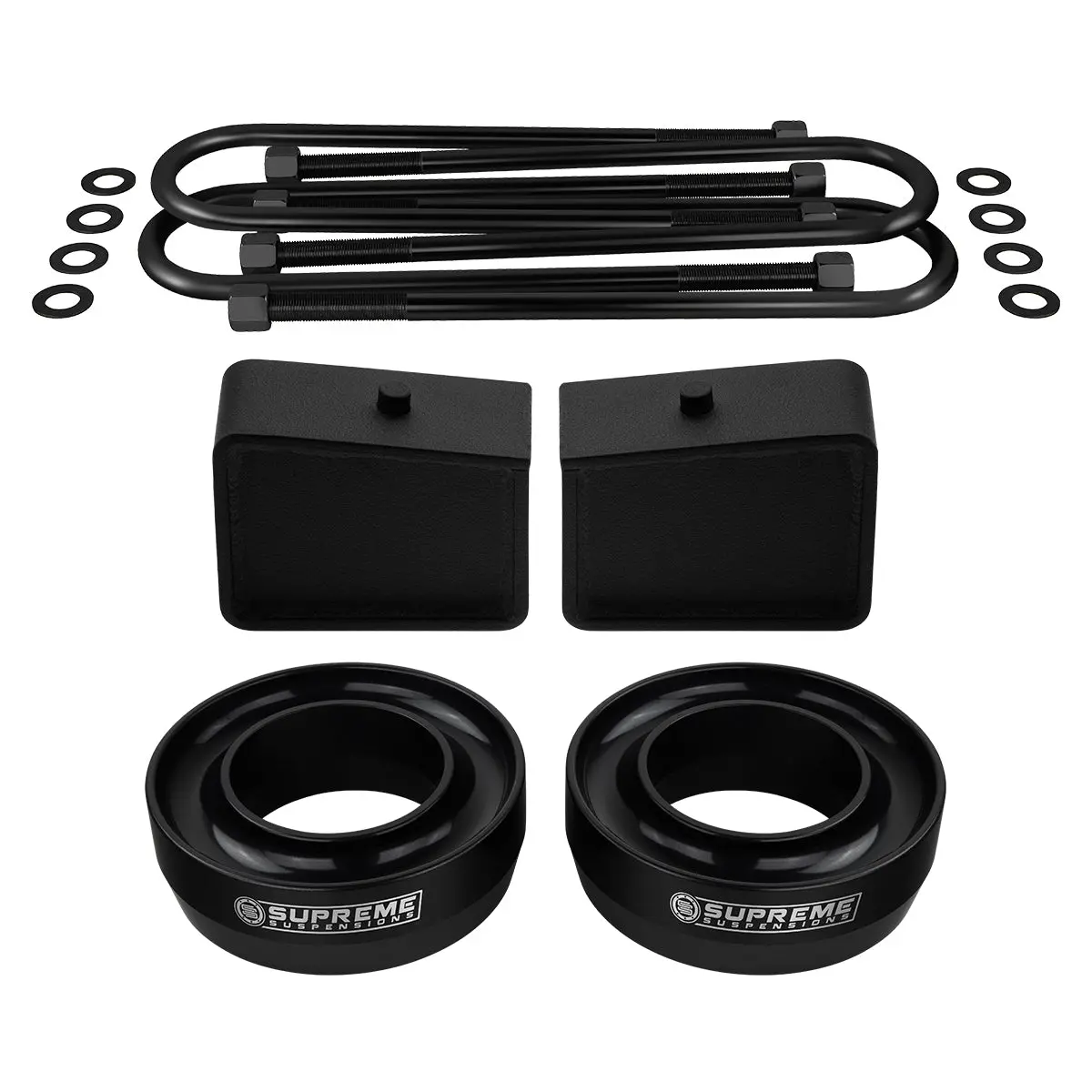 1997-2003 Ford F-150 Full Suspension Lift Kit 2Wd | Supreme's New Hd Steel Lift Blocks (Oem Replacement) 1