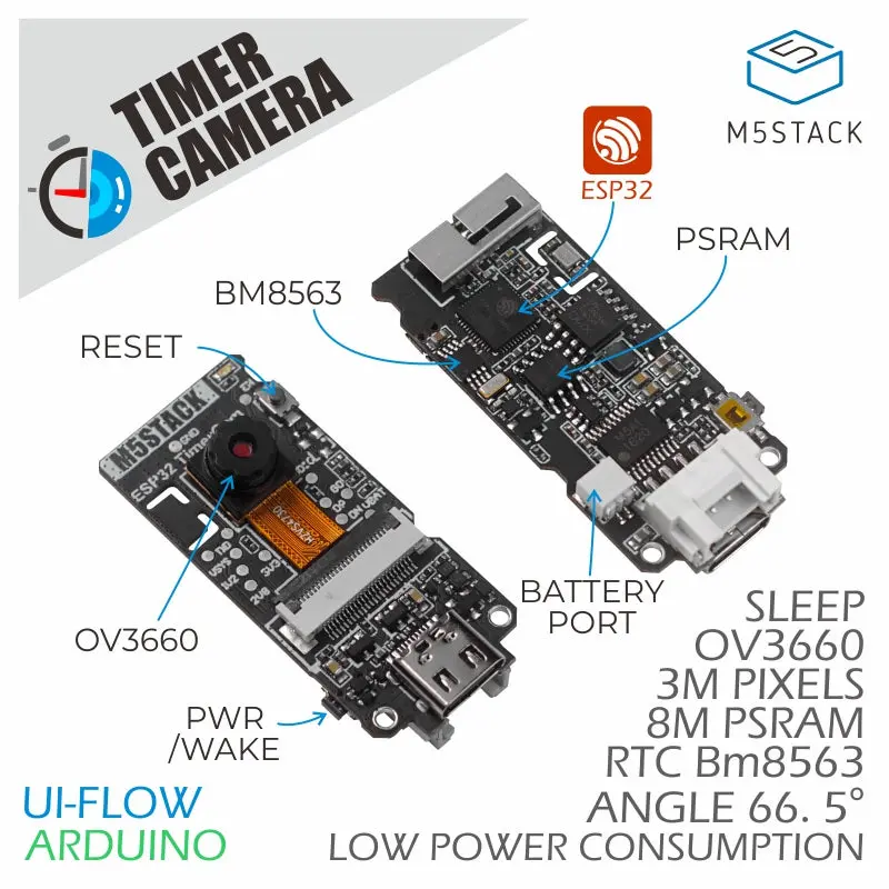 Esp32 Psram Timer Camera (Ov3660) 2