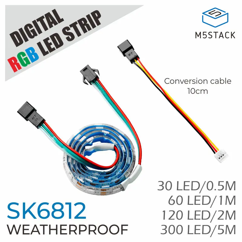 Digital Rgb Led Weatherproof Strip Sk6812 2