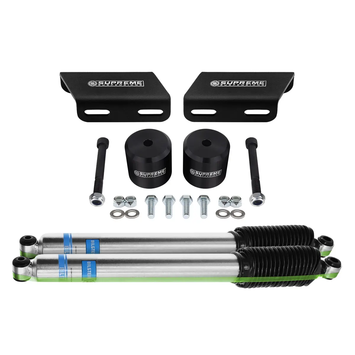 2008-2018 Ford Super Duty Front Suspension Lift Kit With Sway Bar Drop Brackets & Bilstein Shocks 4Wd 2