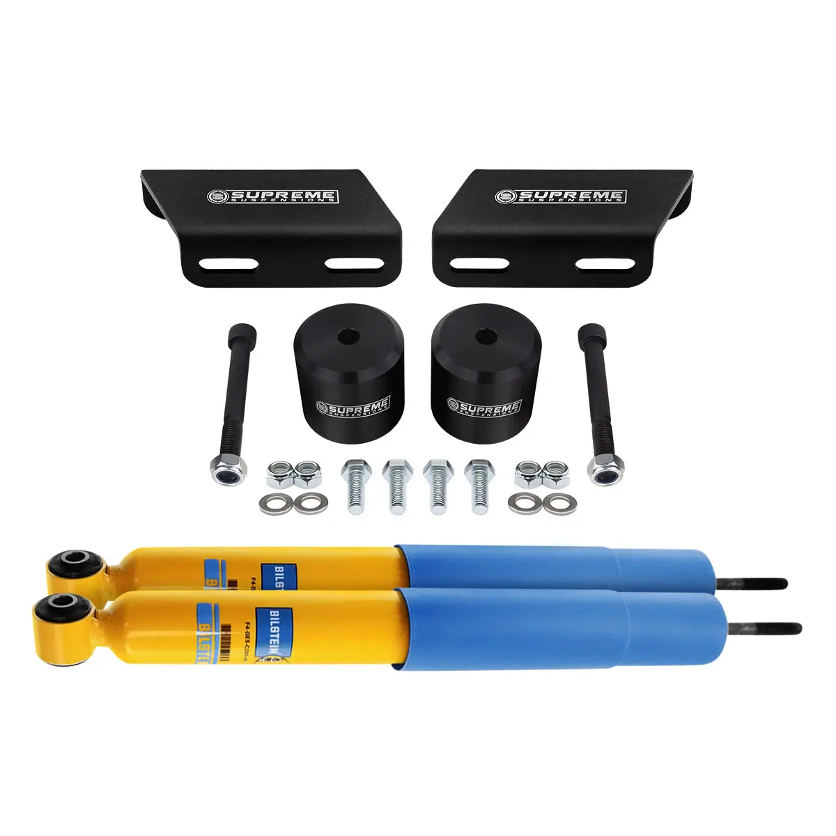 2008-2018 Ford Super Duty Front Suspension Lift Kit With Sway Bar Drop Brackets & Bilstein Shocks 4Wd 3