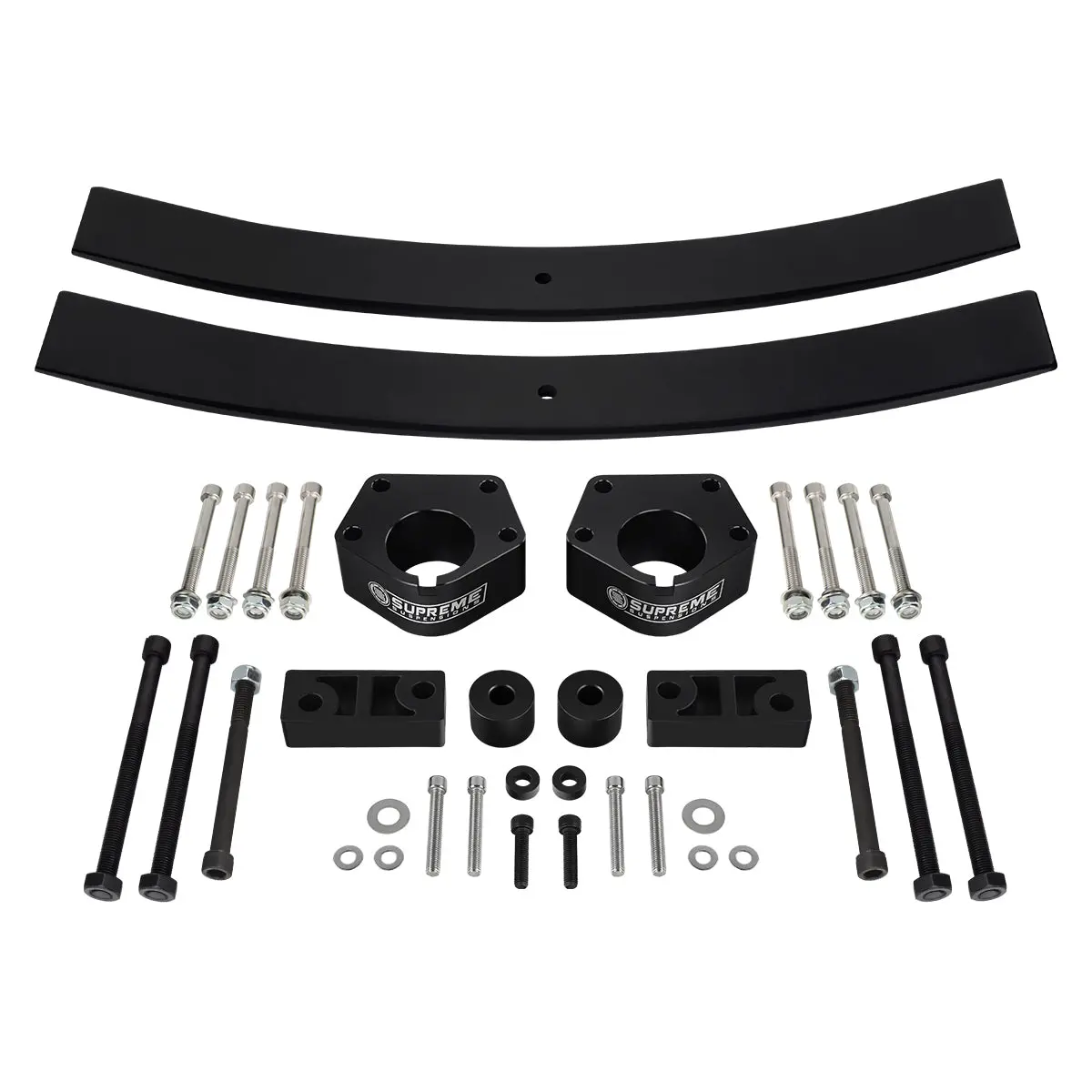 2.5" Front + 2" Rear Full Lift Kit Includes Add-A-Leafs Sway Bar Drop Fits 1986-1995 Toyota Ifs Pickup 1