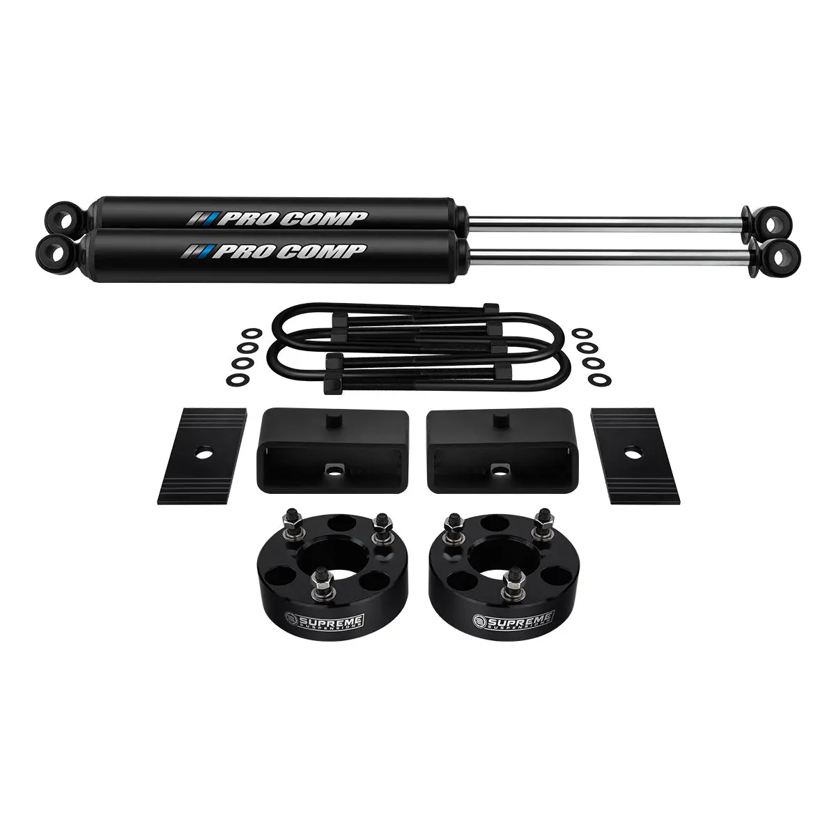 2006-2008 Dodge Ram 1500 Full Suspension Lift Kit With Rear Pro Comp Pro-X Shocks And Axle Shims 4Wd 1