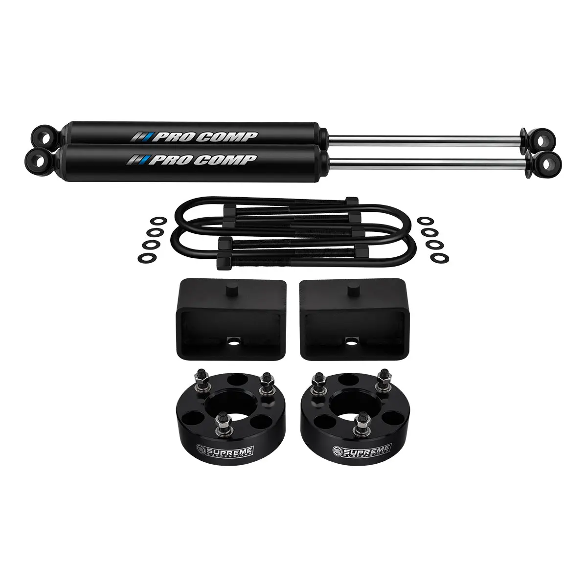 2006-2008 Dodge Ram 1500 Full Suspension Lift Kit With Rear Pro Comp Pro-X Shocks 4Wd 4