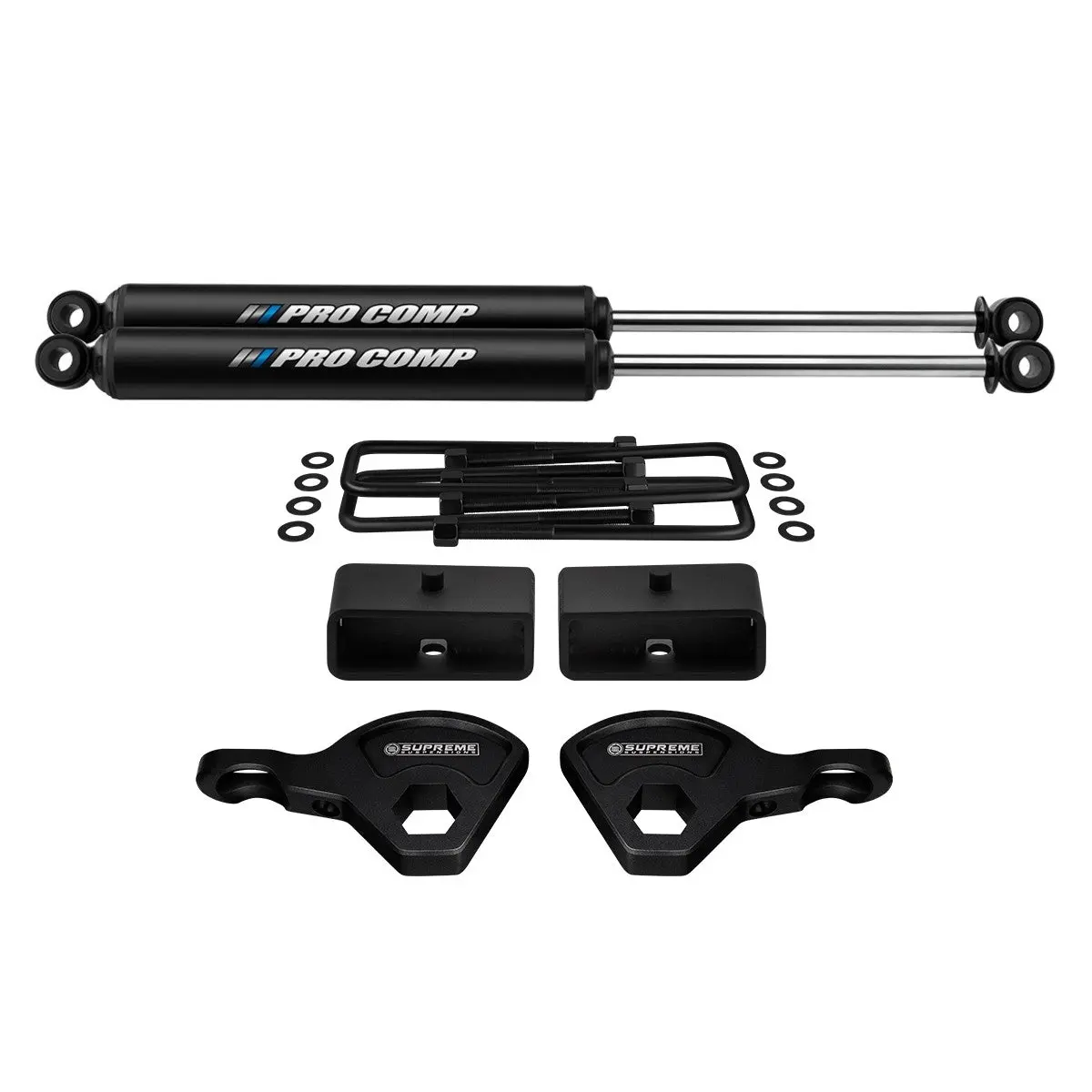 1987-2004 Dodge Dakota Full Suspension Lift Kit With Pro Comp Pro-X Series Rear Shocks 4Wd 1