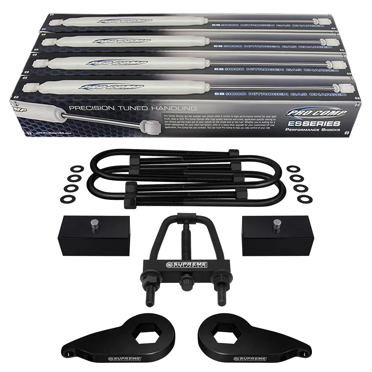 1997-2003 Ford F150 Full Suspension Lift Kit W/ Install Tool & Extended Pro Comp Shocks 4Wd 4X4 1