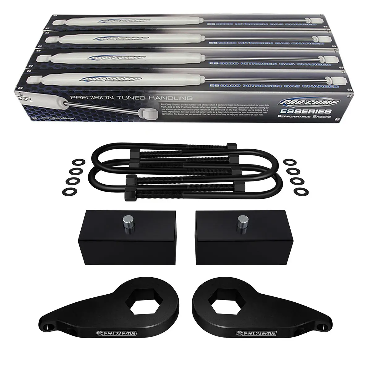 1997-2003 Ford F150 Full Suspension Lift Kit & Extended Pro Comp Shocks 4Wd 4X4 1