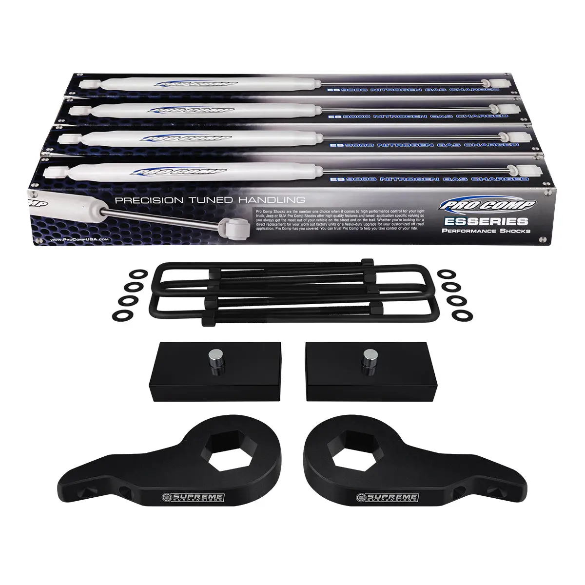 1988-1999 Chevy K3500 Full Suspension Lift Kit & Extended Pro Comp Shocks 4Wd 4X4 2