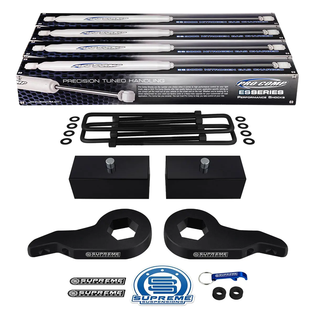 1988-1998 Gmc K3500 Full Suspension Lift Kit & Extended Pro Comp Shocks 4Wd 4X4 1
