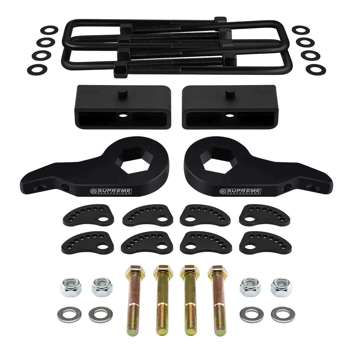 2002-2005 Chevrolet Avalanche 2500 Full Lift Kit Upper Arm Camber/Caster Alignment Kit 1