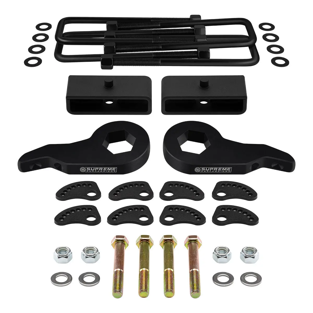 2000-2006 Gmc Yukon Xl 1500 Full Lift Kit + Upper Arm Camber/Caster Alignment Kit 1