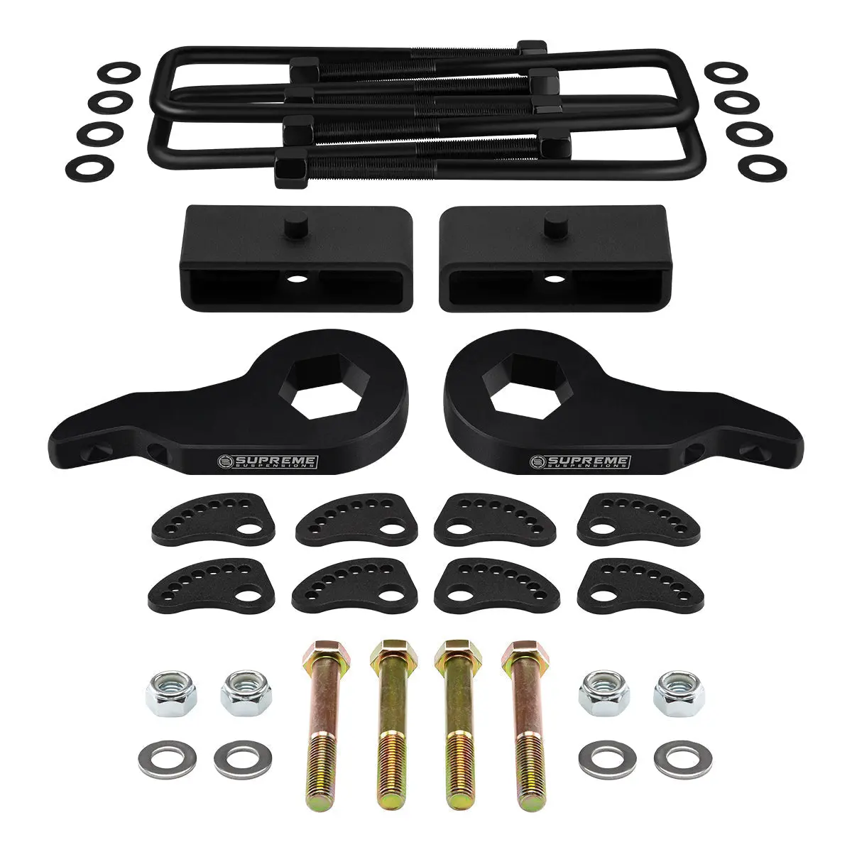 2001-2010 Chevrolet Silverado 3500Hd Full Lift Kit + Upper Arm Camber/Caster Alignment Kit 1