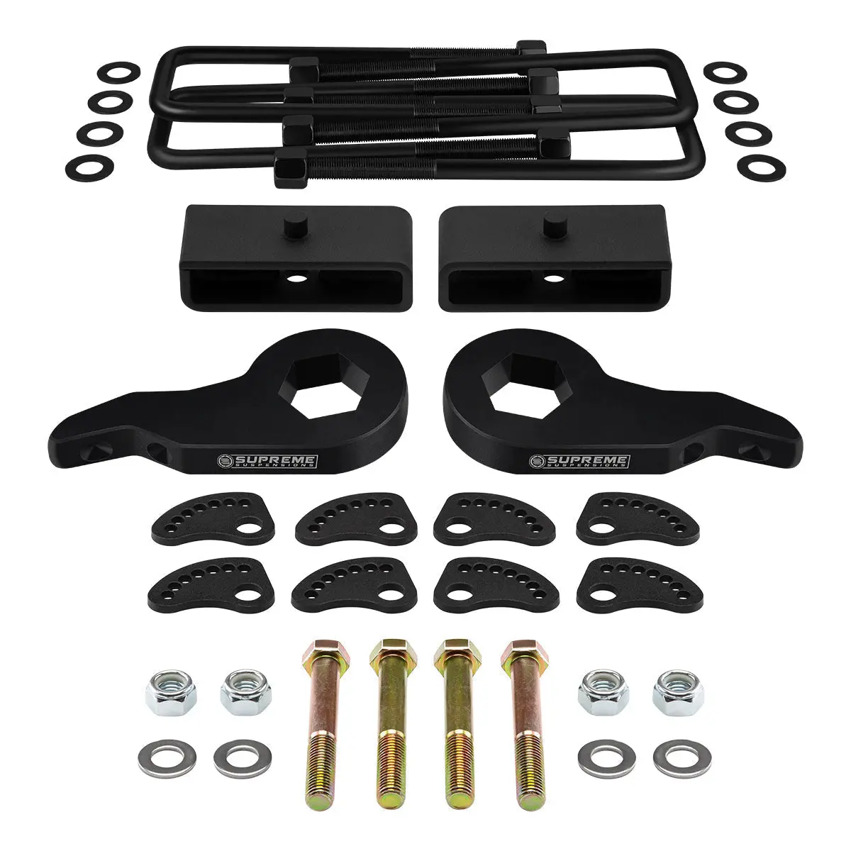 2000-2010 Chevrolet Silverado 2500Hd Full Lift Kit + Upper Arm Camber/Caster Alignment Kit 1