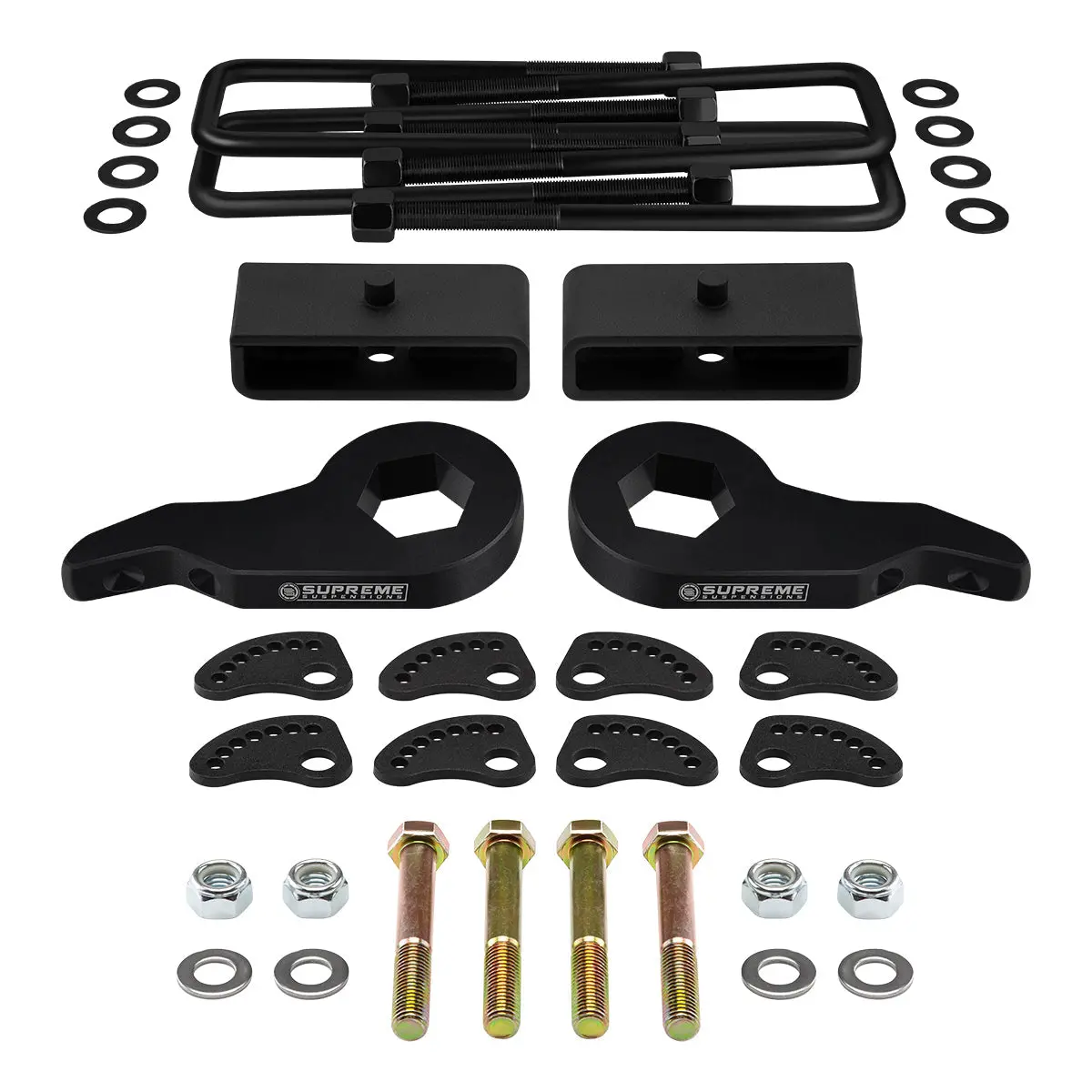 2000-2011 Chevrolet Suburban 2500 Full Lift Kit + Upper Arm Camber/Caster Alignment Kit 1