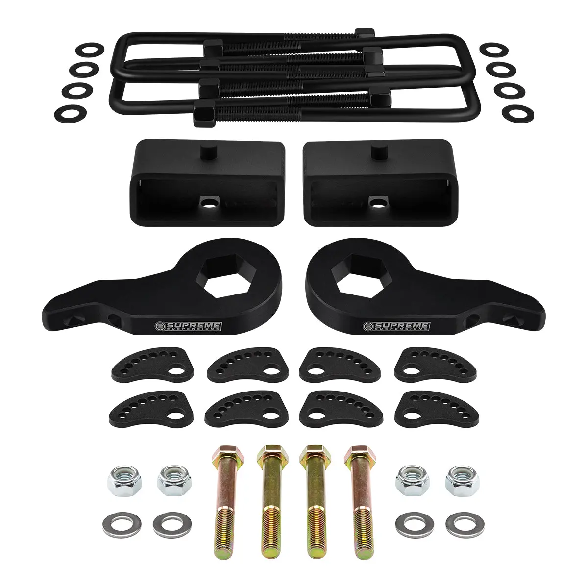 2002-2005 Chevrolet Avalanche 2500 Full Lift Kit Upper Arm Camber/Caster Alignment Kit 2