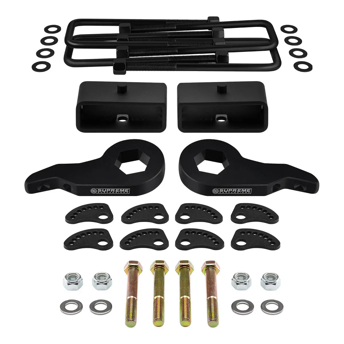 2001-2010 Chevrolet Silverado 3500Hd Full Lift Kit + Upper Arm Camber/Caster Alignment Kit 2