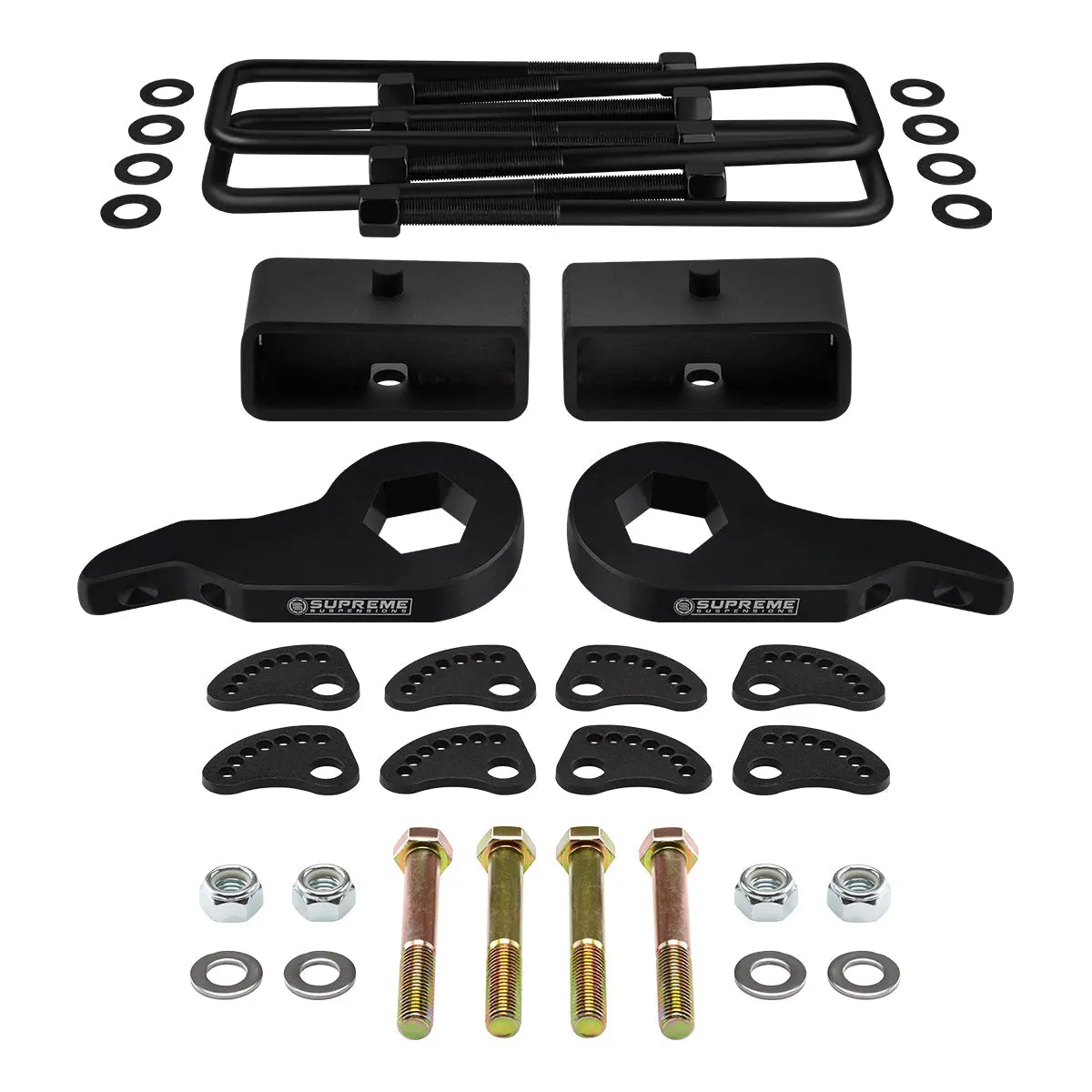 2000-2006 Gmc Yukon Xl 1500 Full Lift Kit + Upper Arm Camber/Caster Alignment Kit 2