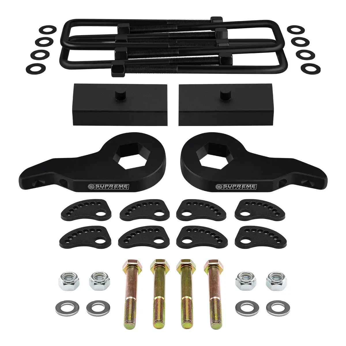 2002-2005 Chevrolet Avalanche 2500 Full Lift Kit Upper Arm Camber/Caster Alignment Kit 3