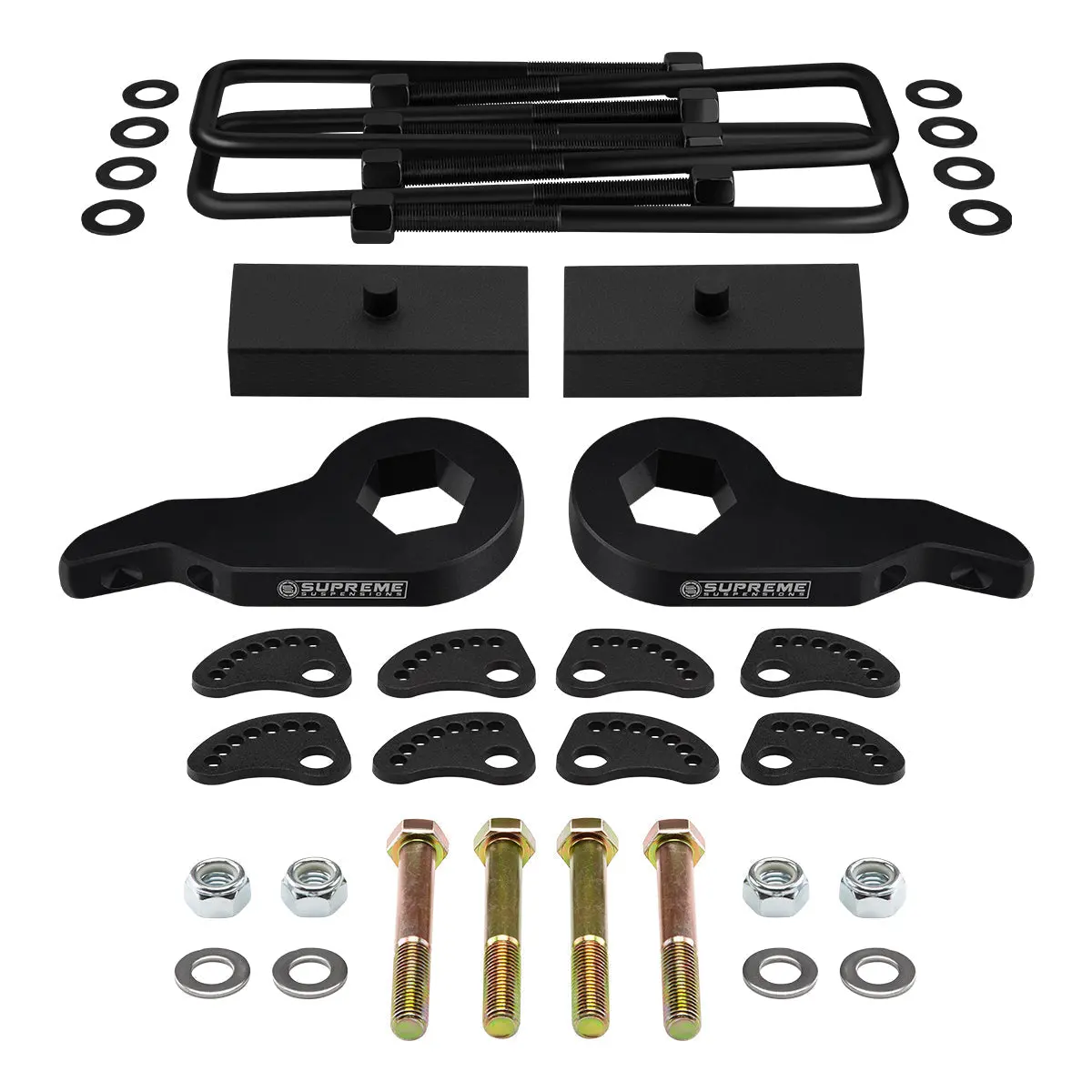 2000-2006 Gmc Yukon Xl 1500 Full Lift Kit + Upper Arm Camber/Caster Alignment Kit 3