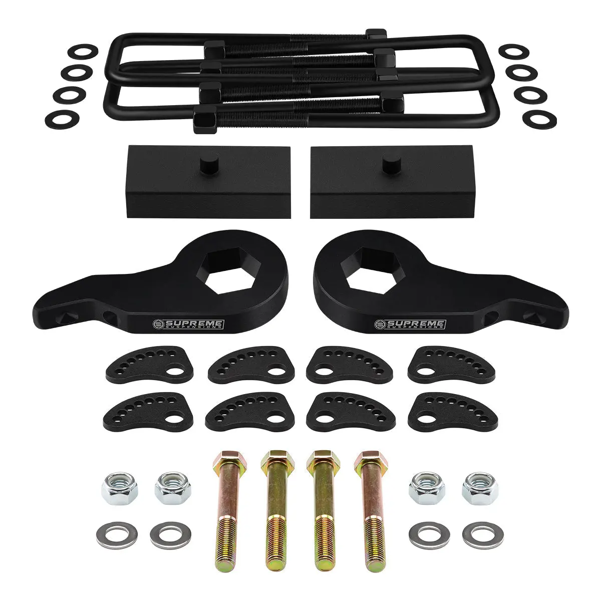2000-2010 Chevrolet Silverado 2500Hd Full Lift Kit + Upper Arm Camber/Caster Alignment Kit 3