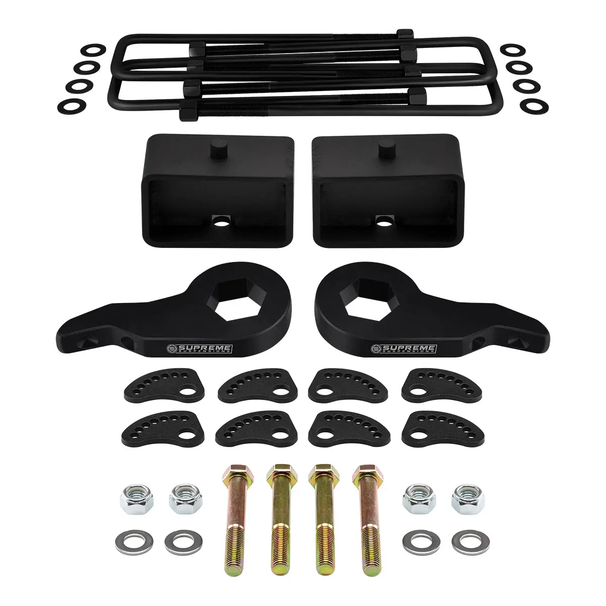 2002-2005 Chevrolet Avalanche 2500 Full Lift Kit Upper Arm Camber/Caster Alignment Kit 4