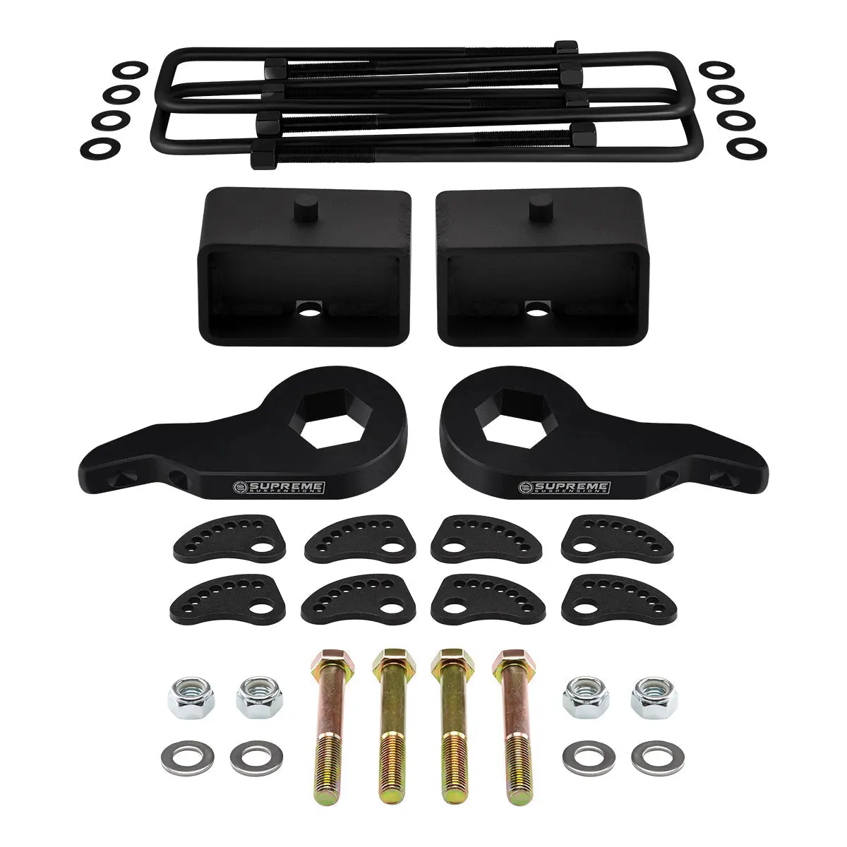 2001-2010 Chevrolet Silverado 3500Hd Full Lift Kit + Upper Arm Camber/Caster Alignment Kit 4