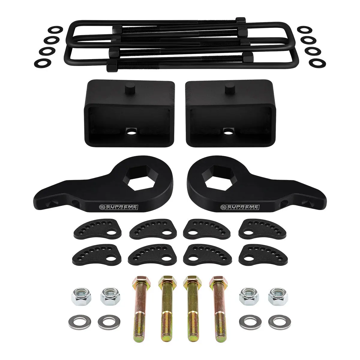 2000-2006 Gmc Yukon Xl 1500 Full Lift Kit + Upper Arm Camber/Caster Alignment Kit 4