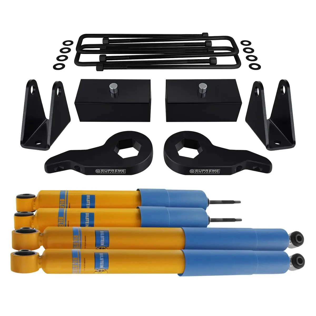 2001-2006 Chevy Avalanche 2500 Full Suspension Lift Kit & Bilstein Shocks 4Wd 2Wd 1