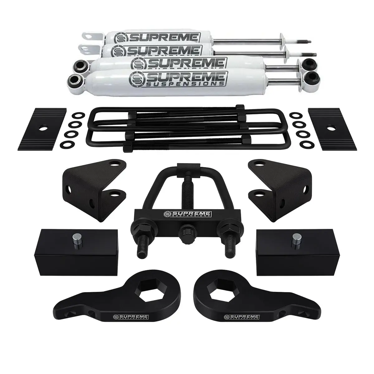2002-2006 Chevy Avalanche 2500 Full Suspension Lift Kit & Extended Pro Comp Shocks 2Wd 4Wd 1