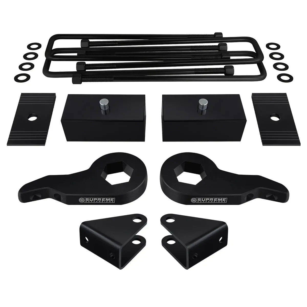 2000-2010 Chevy Silverado 3500Hd Full Suspension Lift Kit, Shock Extenders & Shims 2Wd 4Wd 1