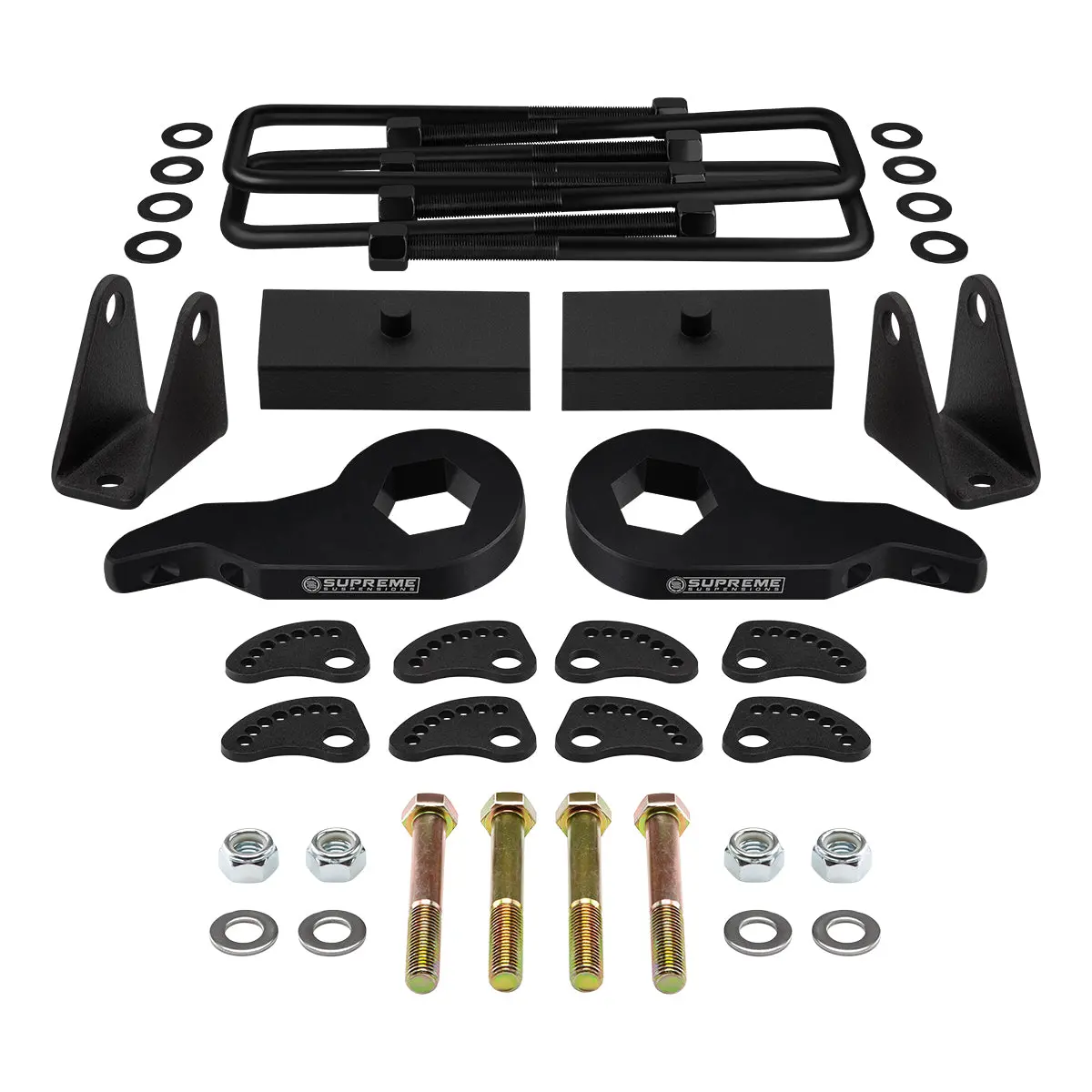 2002-2005 Chevrolet Avalanche 2500 Full Lift Kit Includes Camber/Caster Alignment Kit + Shock Extenders 3