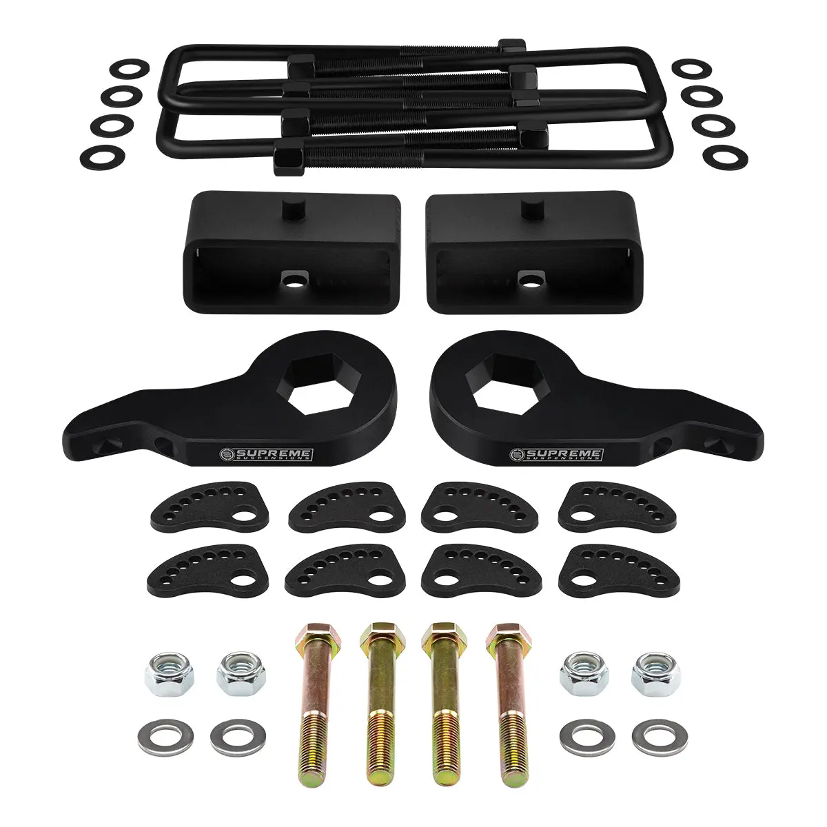 1999-2007 Chevrolet Silverado 1500 Full Lift Kit + Upper Arm Camber/Caster Alignment Kit 2