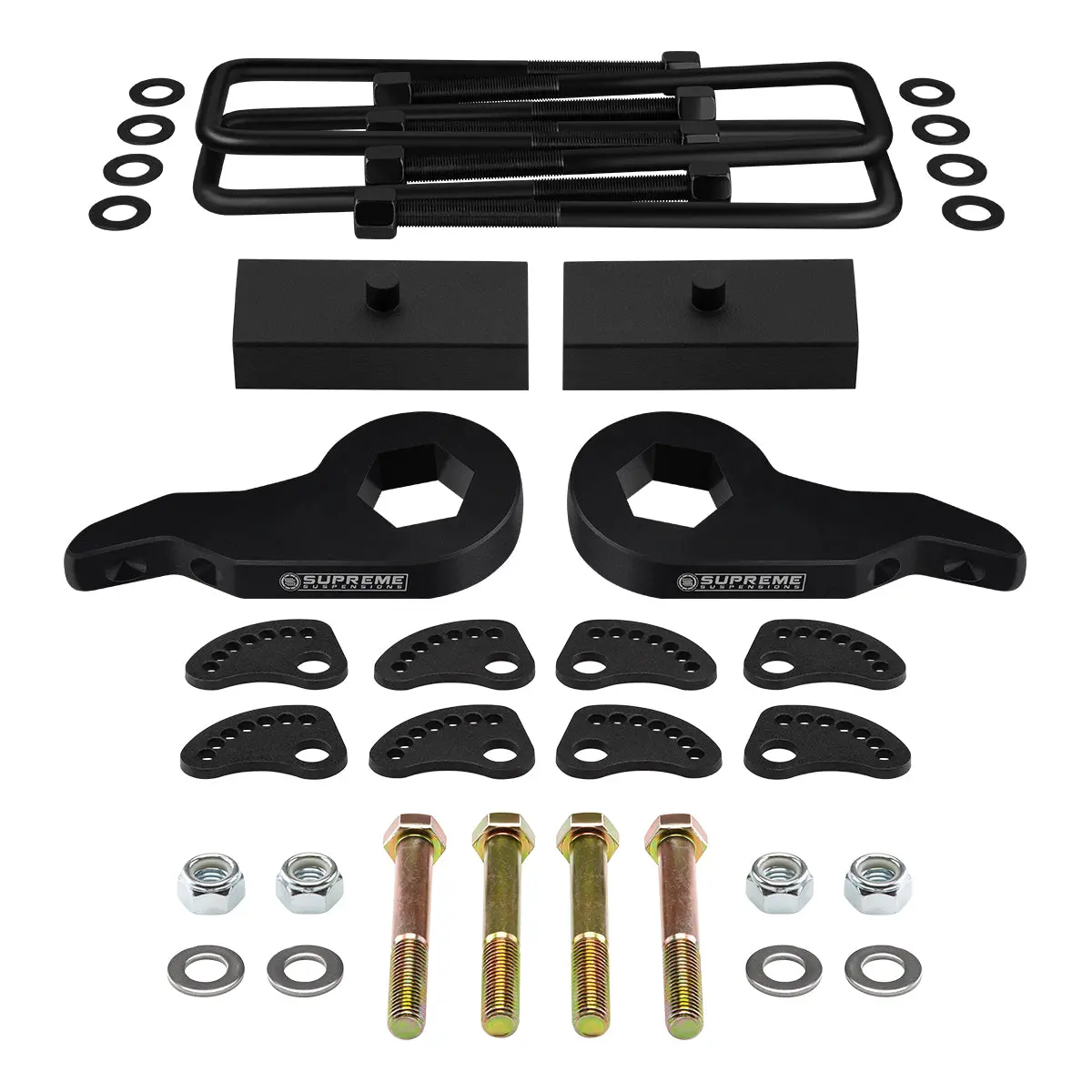 1999-2007 Chevrolet Silverado 1500 Full Lift Kit + Upper Arm Camber/Caster Alignment Kit 3