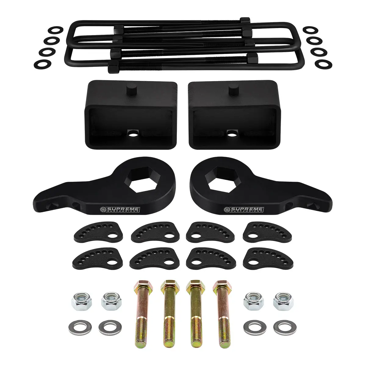 1999-2007 Chevrolet Silverado 1500 Full Lift Kit + Upper Arm Camber/Caster Alignment Kit 4