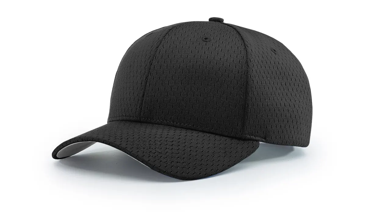 Richardson Adjustable Black Mesh Cap 1