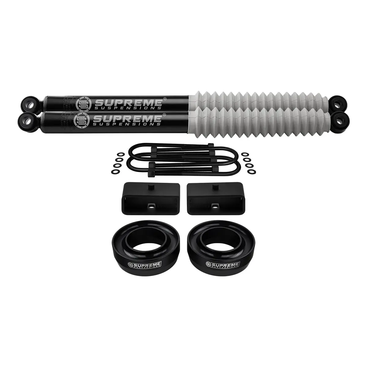 2002-2008 Dodge Ram 1500 Full Suspension Lift Kit With Rear Max Performance Shock Absorbers 2Wd 1