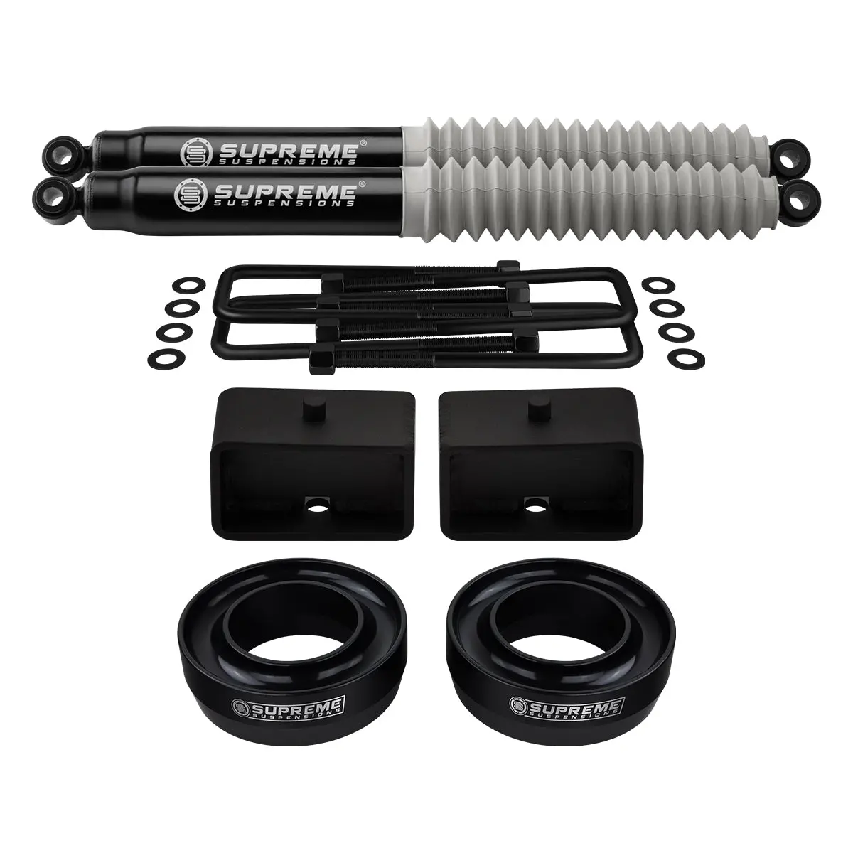 1999-2007 Classic Chevrolet Silverado 1500 Full Suspension Lift Kit With Supreme Suspensions Max Performance Rear Shocks 2Wd 4X2 5